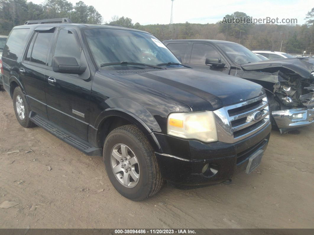 2008 Ford Expedition Xlt Black vin: 1FMFU16528LA19310