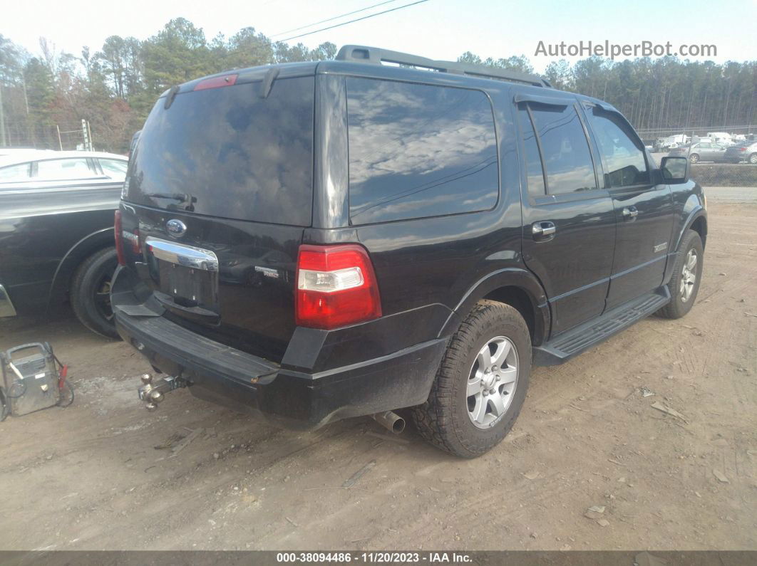 2008 Ford Expedition Xlt Black vin: 1FMFU16528LA19310