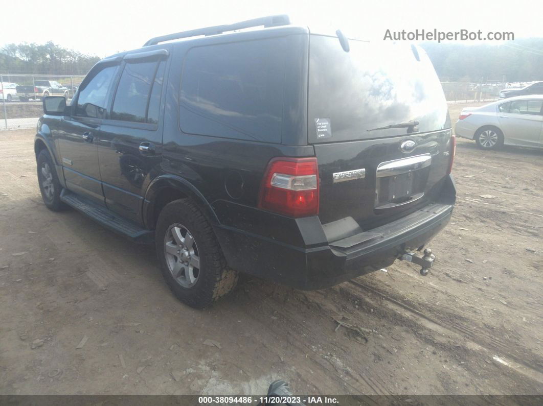 2008 Ford Expedition Xlt Black vin: 1FMFU16528LA19310