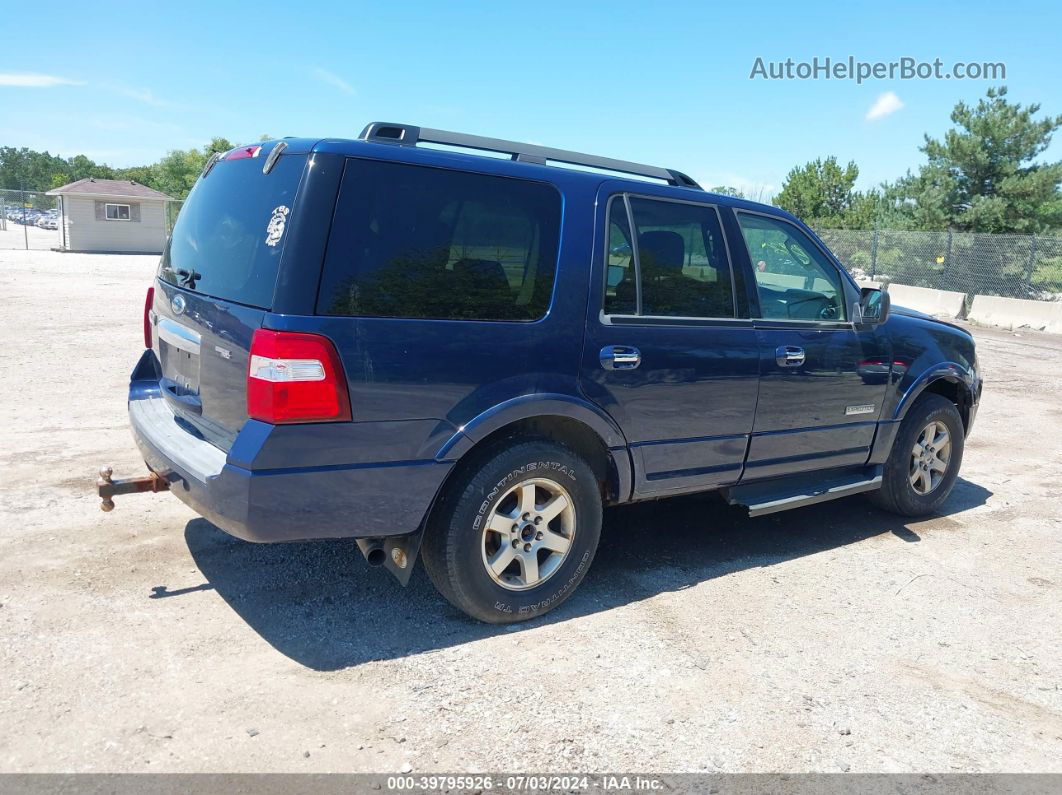 2008 Ford Expedition Xlt Blue vin: 1FMFU16528LA45602