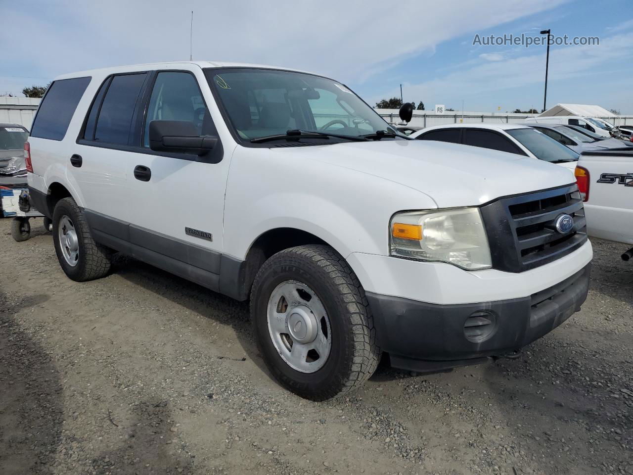 2007 Ford Expedition Xlt White vin: 1FMFU16537LA68059