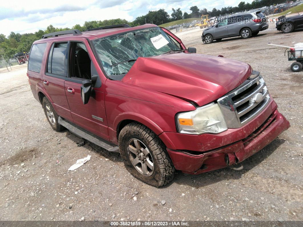 2008 Ford Expedition Ssv/xlt Maroon vin: 1FMFU16548LA03500