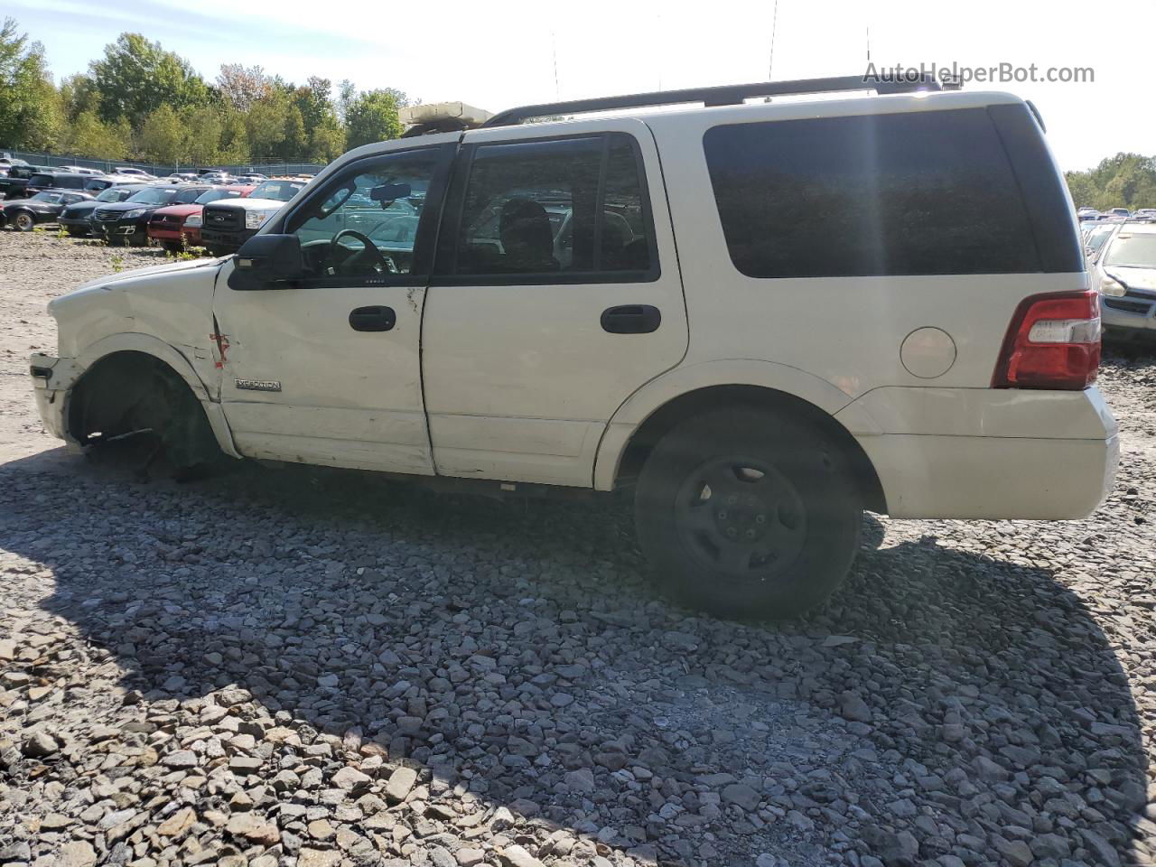 2008 Ford Expedition Xlt White vin: 1FMFU16548LA15839