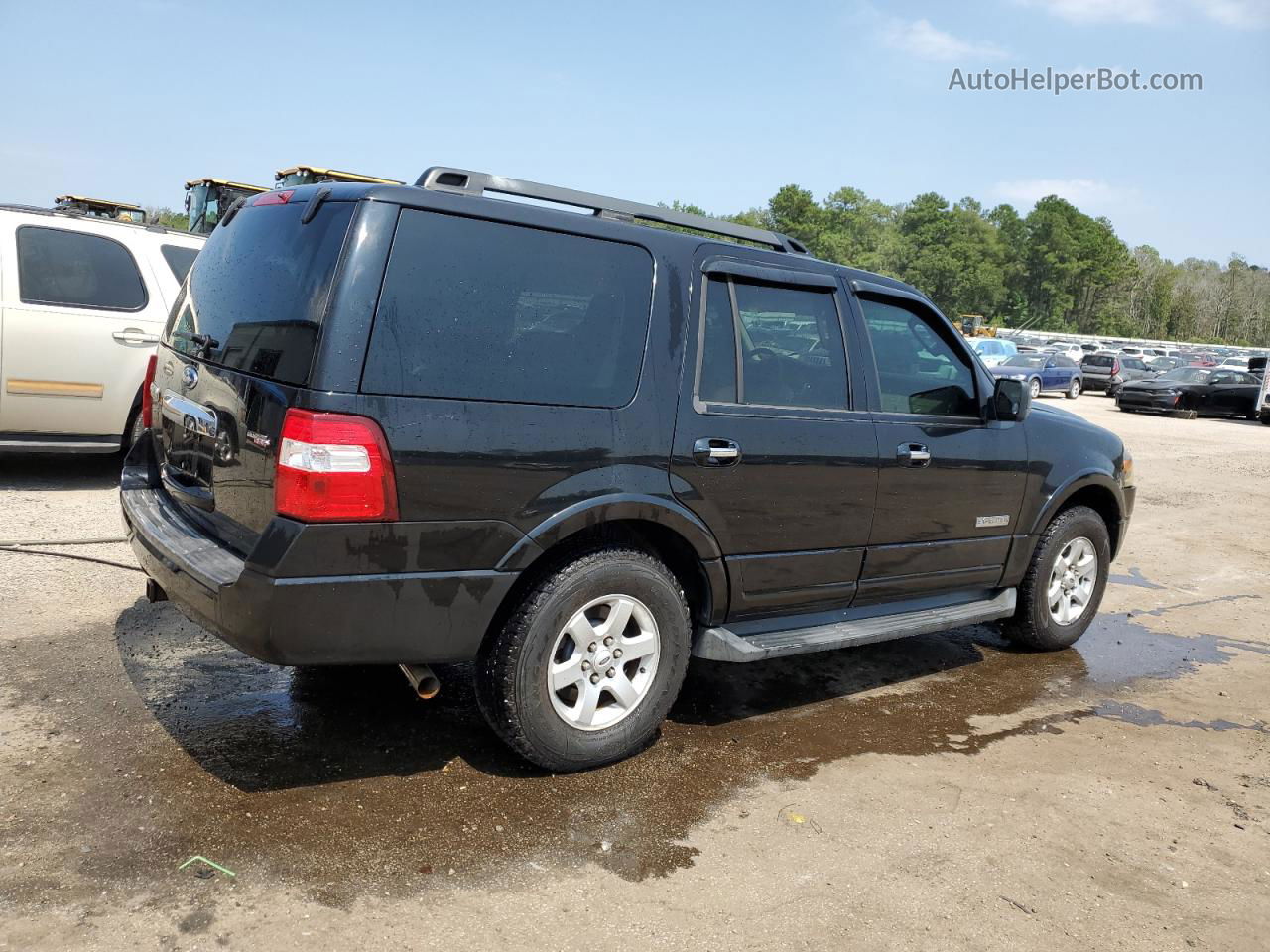 2008 Ford Expedition Xlt Black vin: 1FMFU16548LA53409