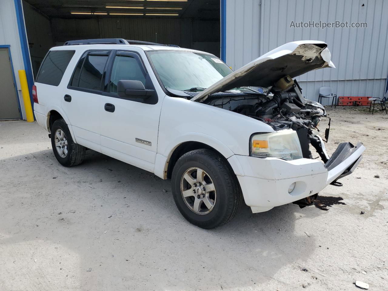 2008 Ford Expedition Xlt White vin: 1FMFU16548LA61946