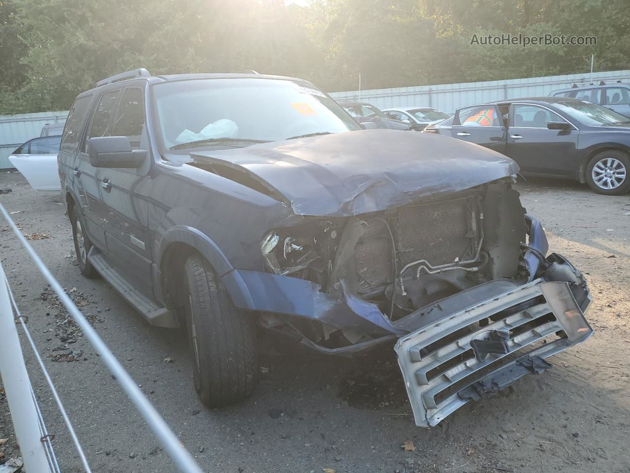 2008 Ford Expedition Xlt Blue vin: 1FMFU16548LA81016