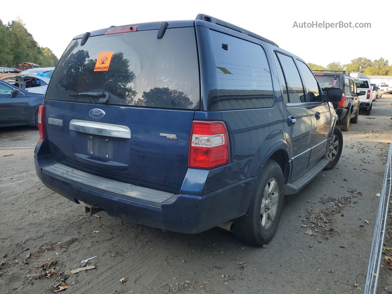 2008 Ford Expedition Xlt Blue vin: 1FMFU16548LA81016