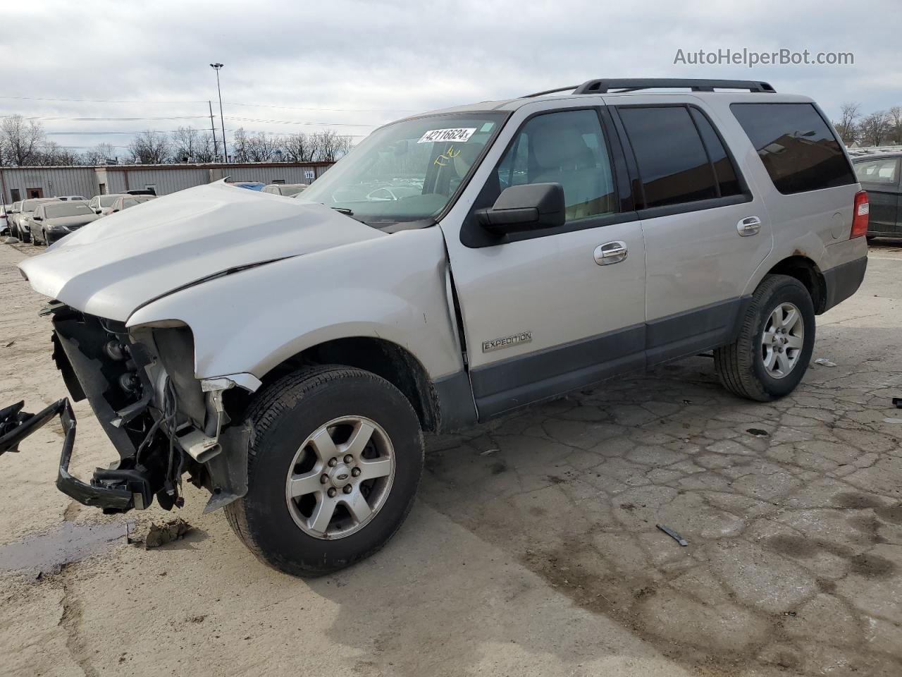 2007 Ford Expedition Xlt Silver vin: 1FMFU16557LA29912