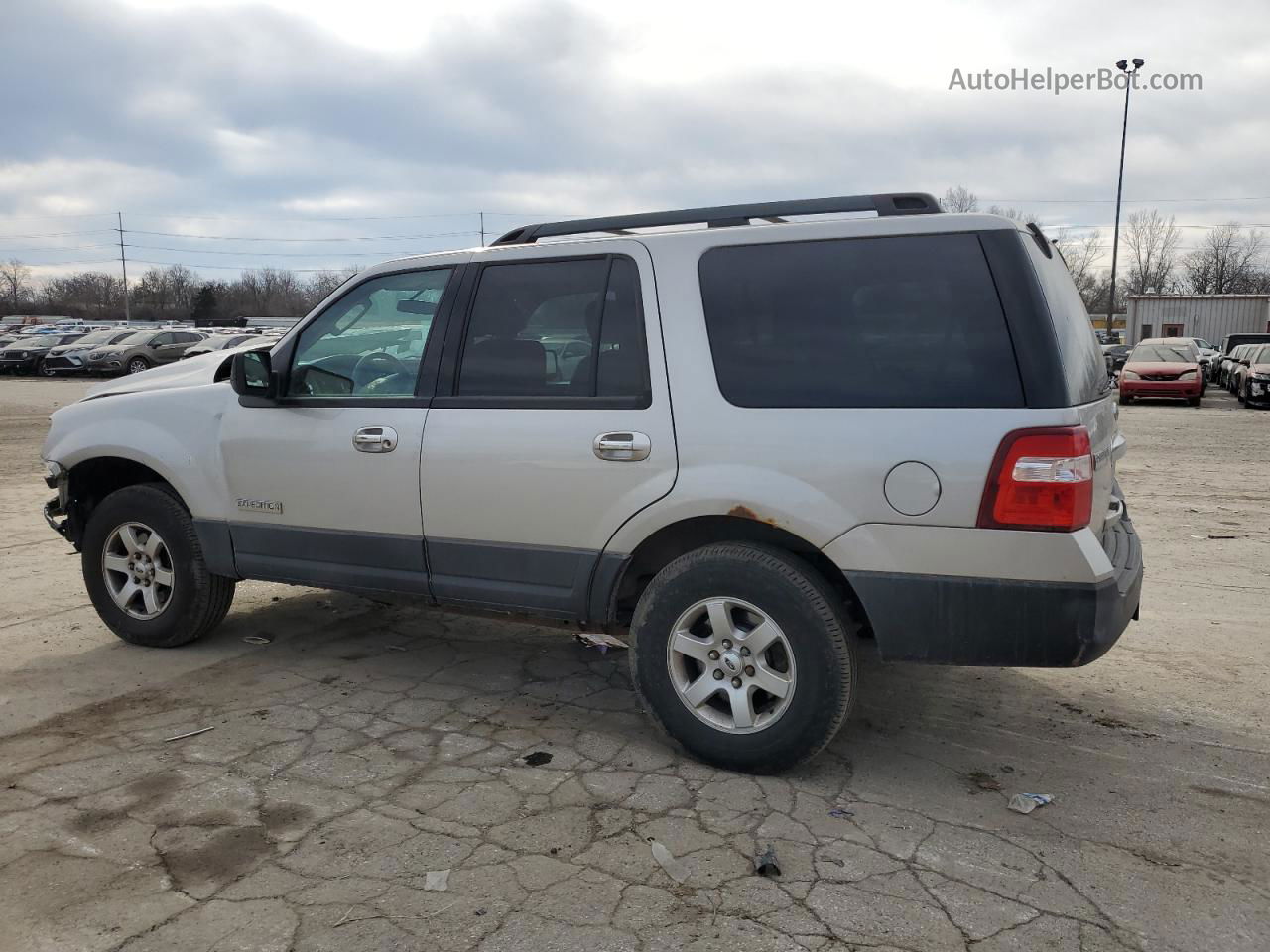 2007 Ford Expedition Xlt Silver vin: 1FMFU16557LA29912