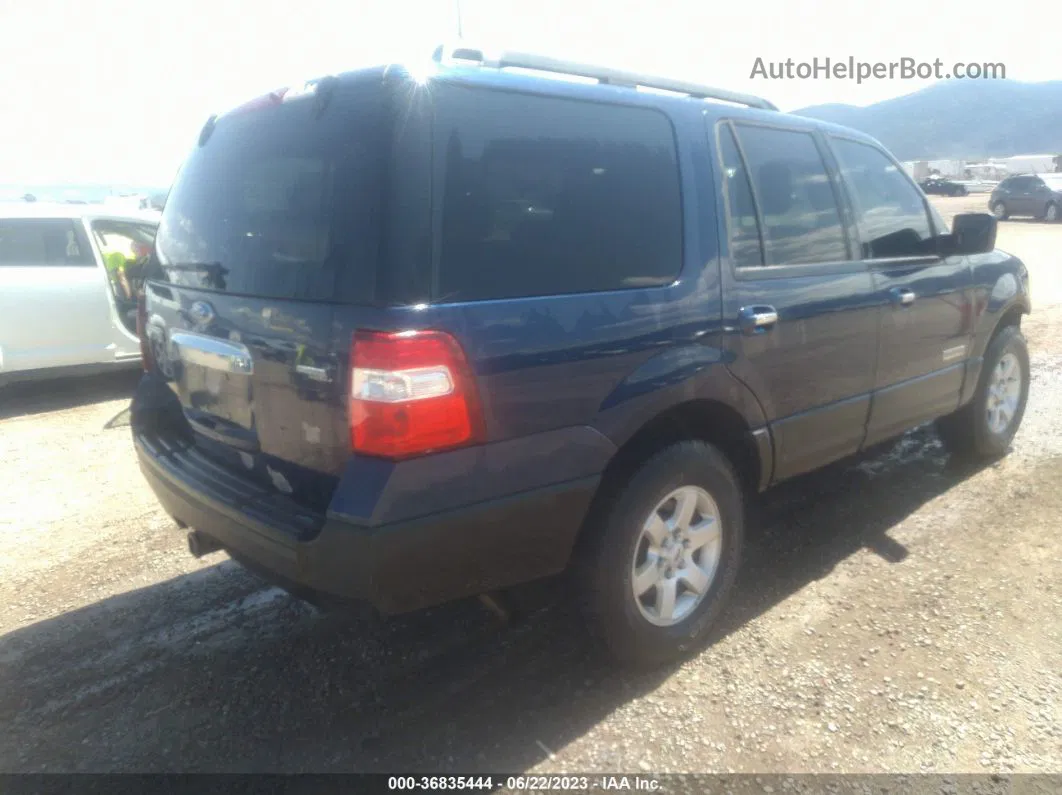 2007 Ford Expedition Xlt Blue vin: 1FMFU16557LA41638