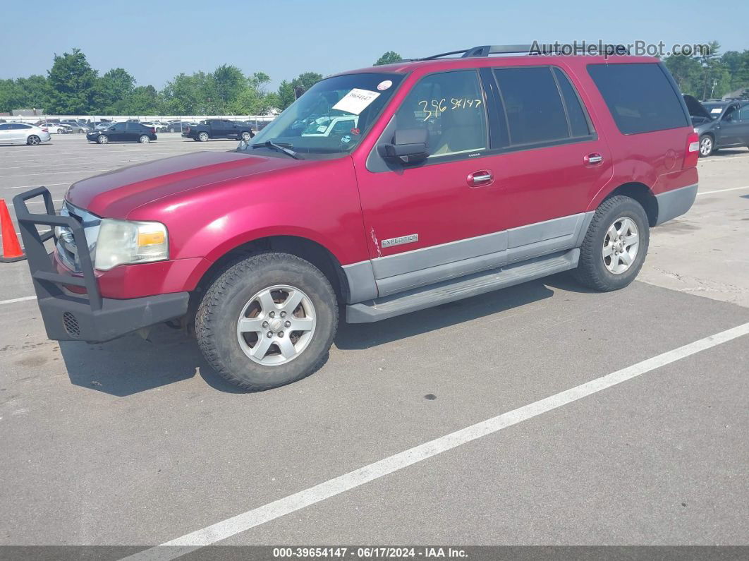 2007 Ford Expedition Xlt Red vin: 1FMFU16557LA88104