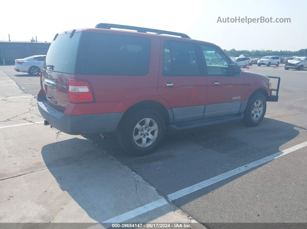 2007 Ford Expedition Xlt Red vin: 1FMFU16557LA88104
