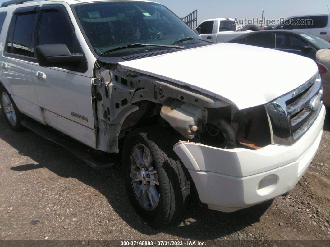 2008 Ford Expedition Ssv/xlt White vin: 1FMFU16558LA12884