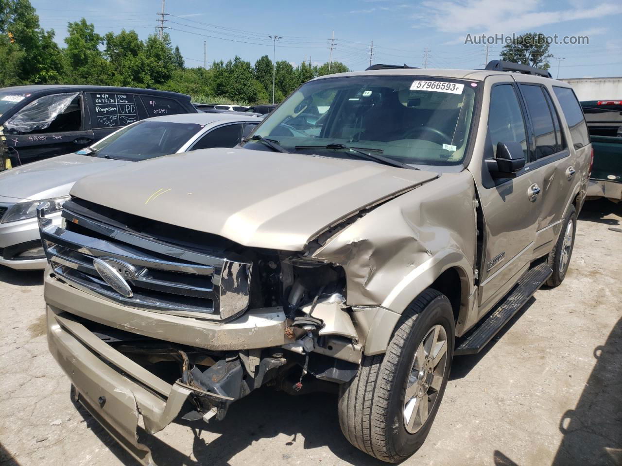 2008 Ford Expedition Xlt Gold vin: 1FMFU16558LA54066