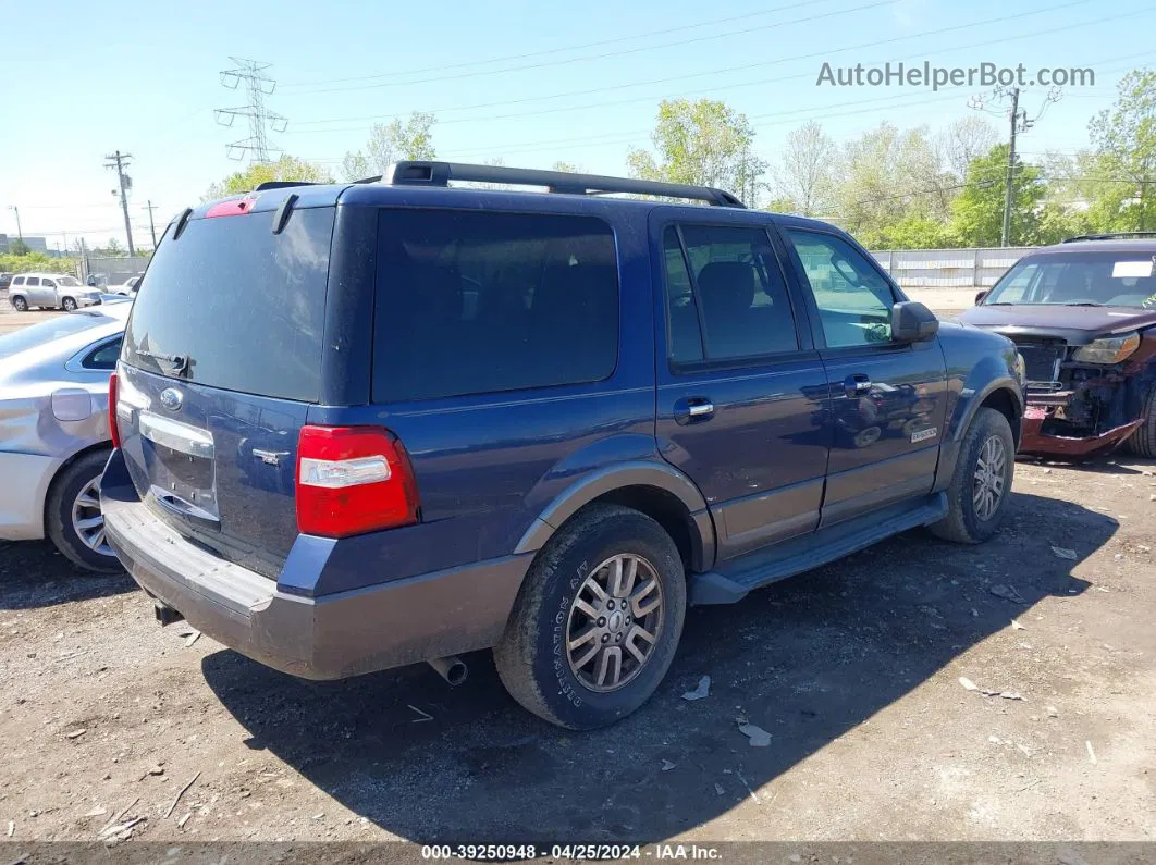 2007 Ford Expedition Xlt Blue vin: 1FMFU16567LA79332