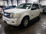 2008 Ford Expedition Xlt White vin: 1FMFU16568LA30634