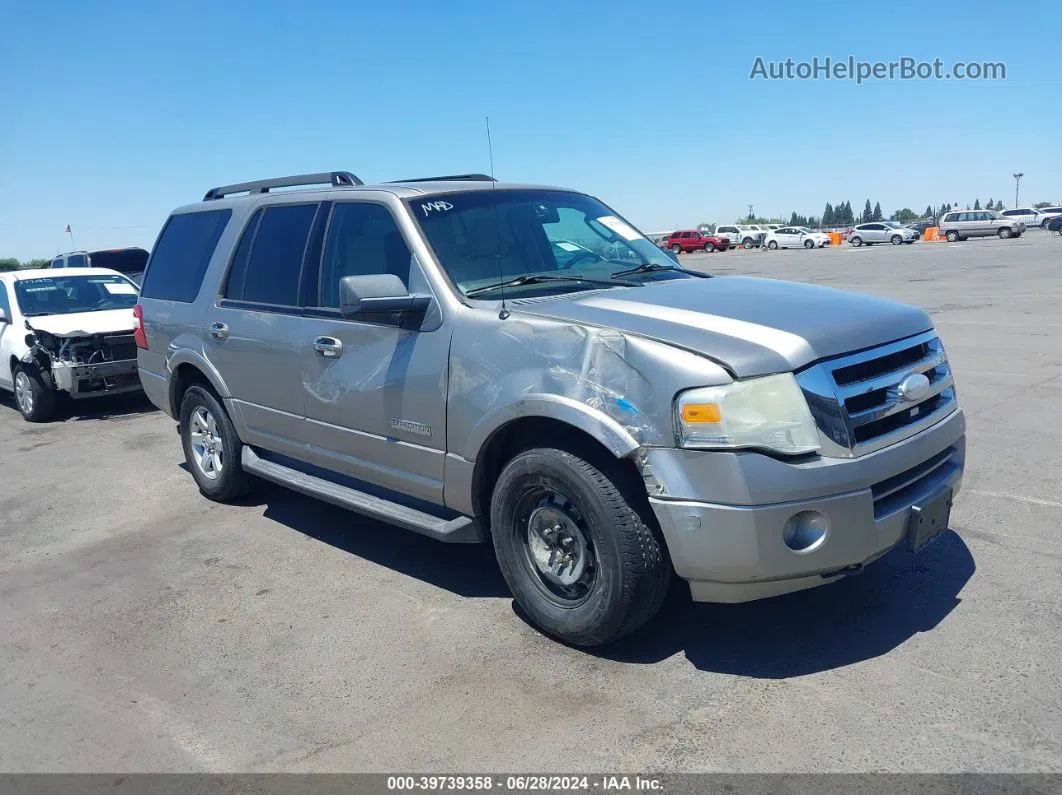 2008 Ford Expedition Xlt Gray vin: 1FMFU16568LA82376