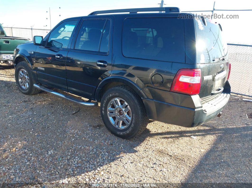 2008 Ford Expedition Xlt Black vin: 1FMFU16578LA28049