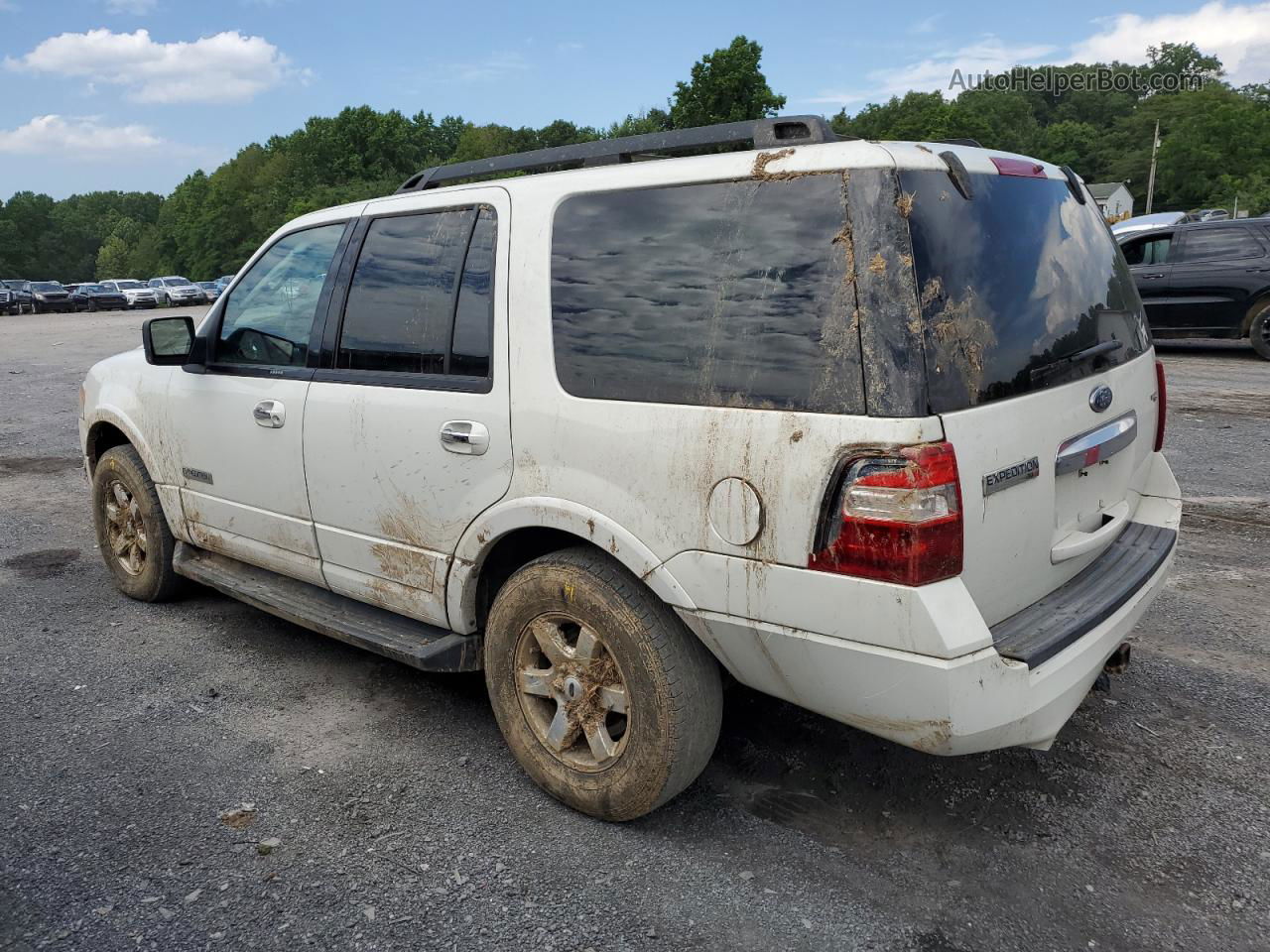 2008 Ford Expedition Xlt White vin: 1FMFU16578LA46423