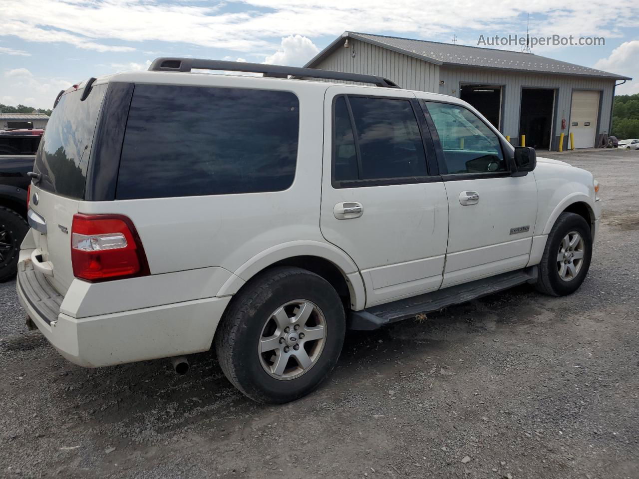 2008 Ford Expedition Xlt White vin: 1FMFU16578LA46423