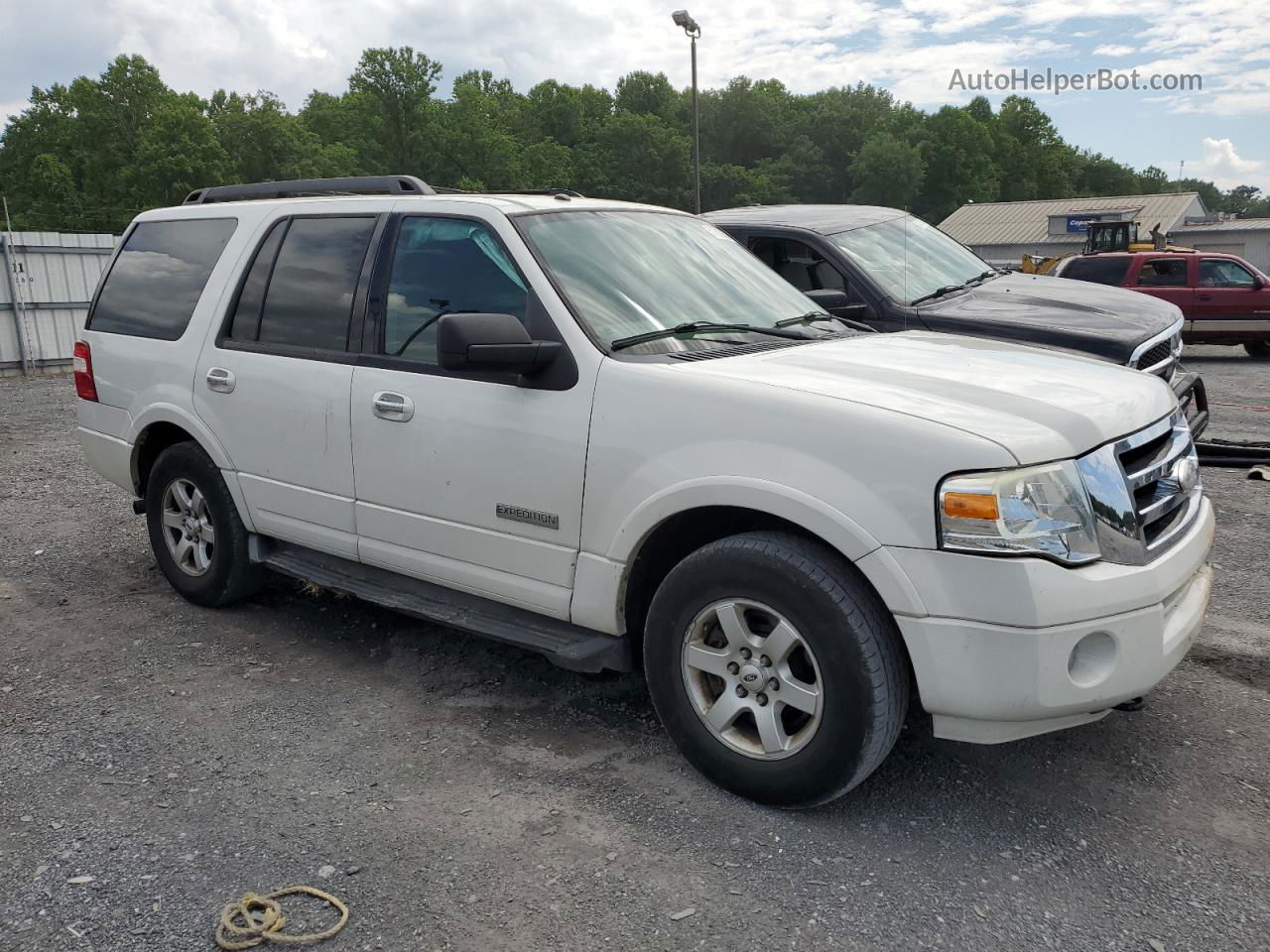 2008 Ford Expedition Xlt White vin: 1FMFU16578LA46423