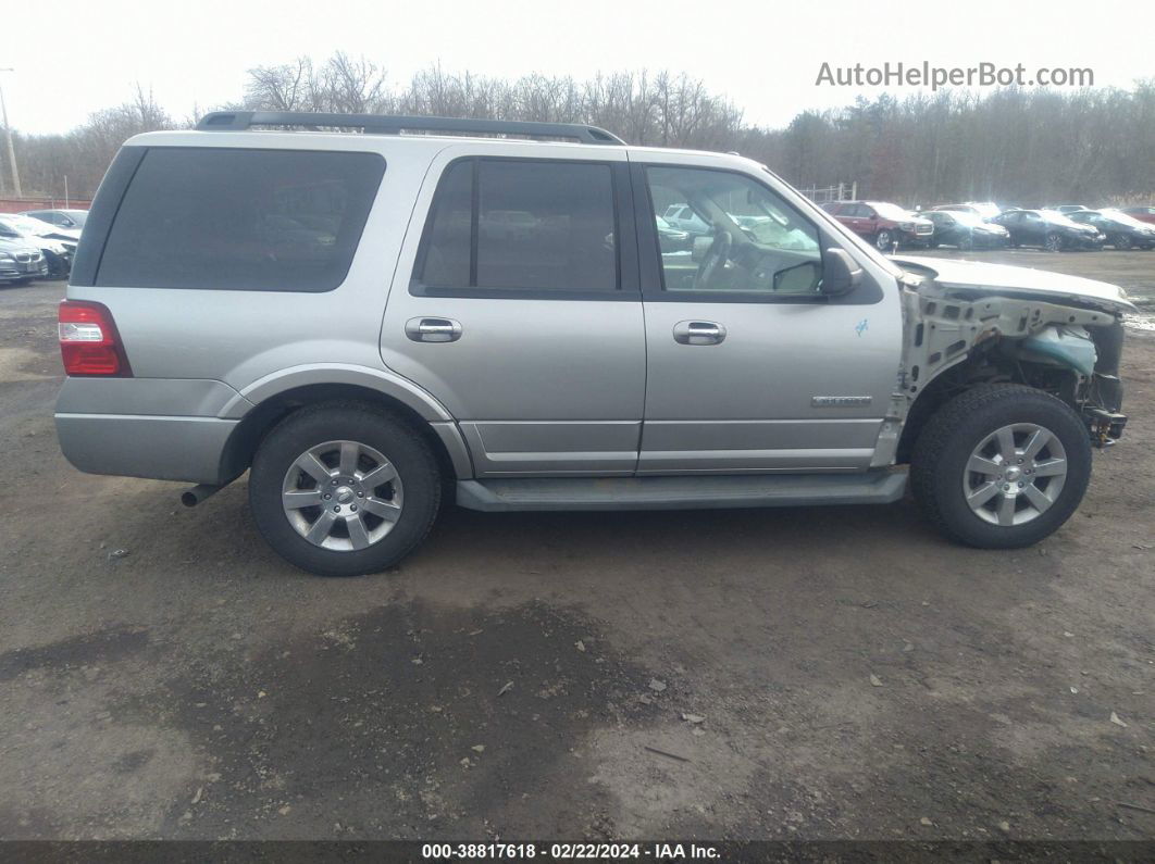 2008 Ford Expedition Xlt Silver vin: 1FMFU16578LA56451