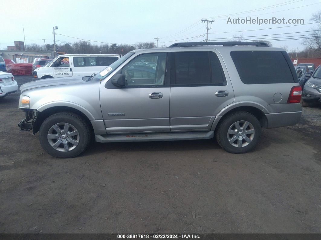 2008 Ford Expedition Xlt Silver vin: 1FMFU16578LA56451