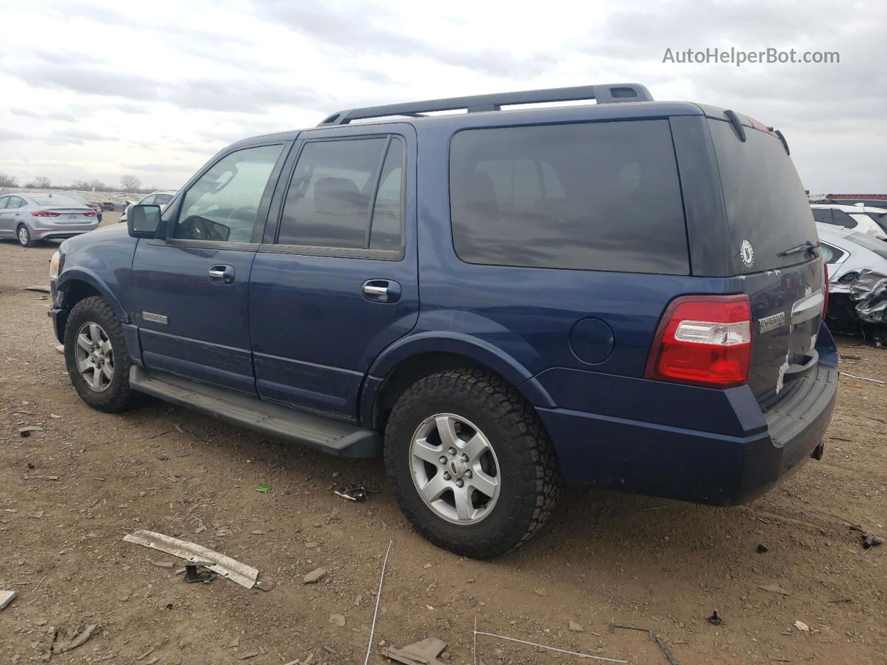 2008 Ford Expedition Xlt Blue vin: 1FMFU16578LA85920