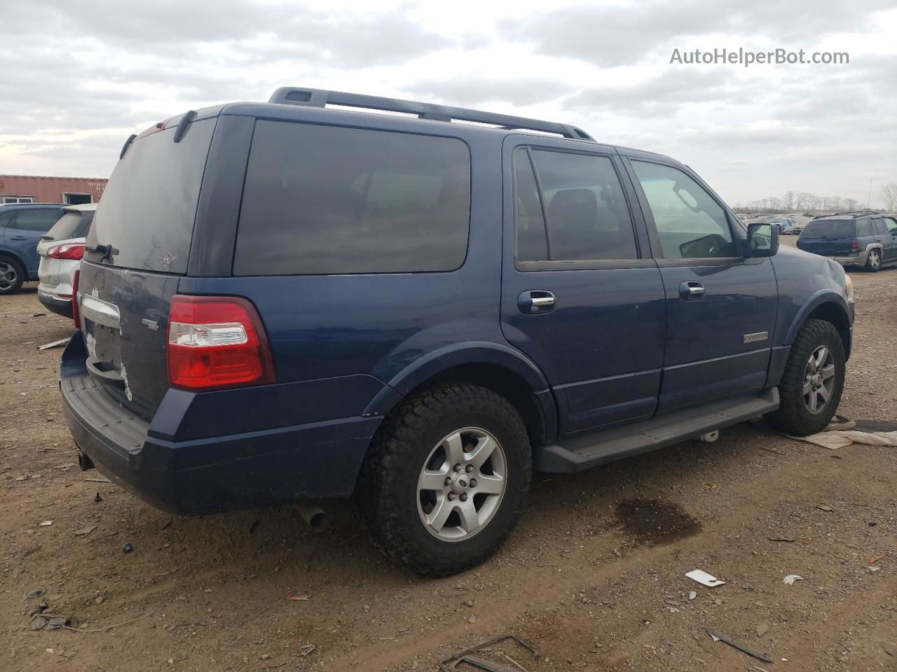 2008 Ford Expedition Xlt Blue vin: 1FMFU16578LA85920