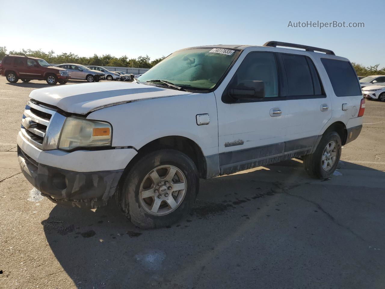 2007 Ford Expedition Xlt Белый vin: 1FMFU16597LA61603