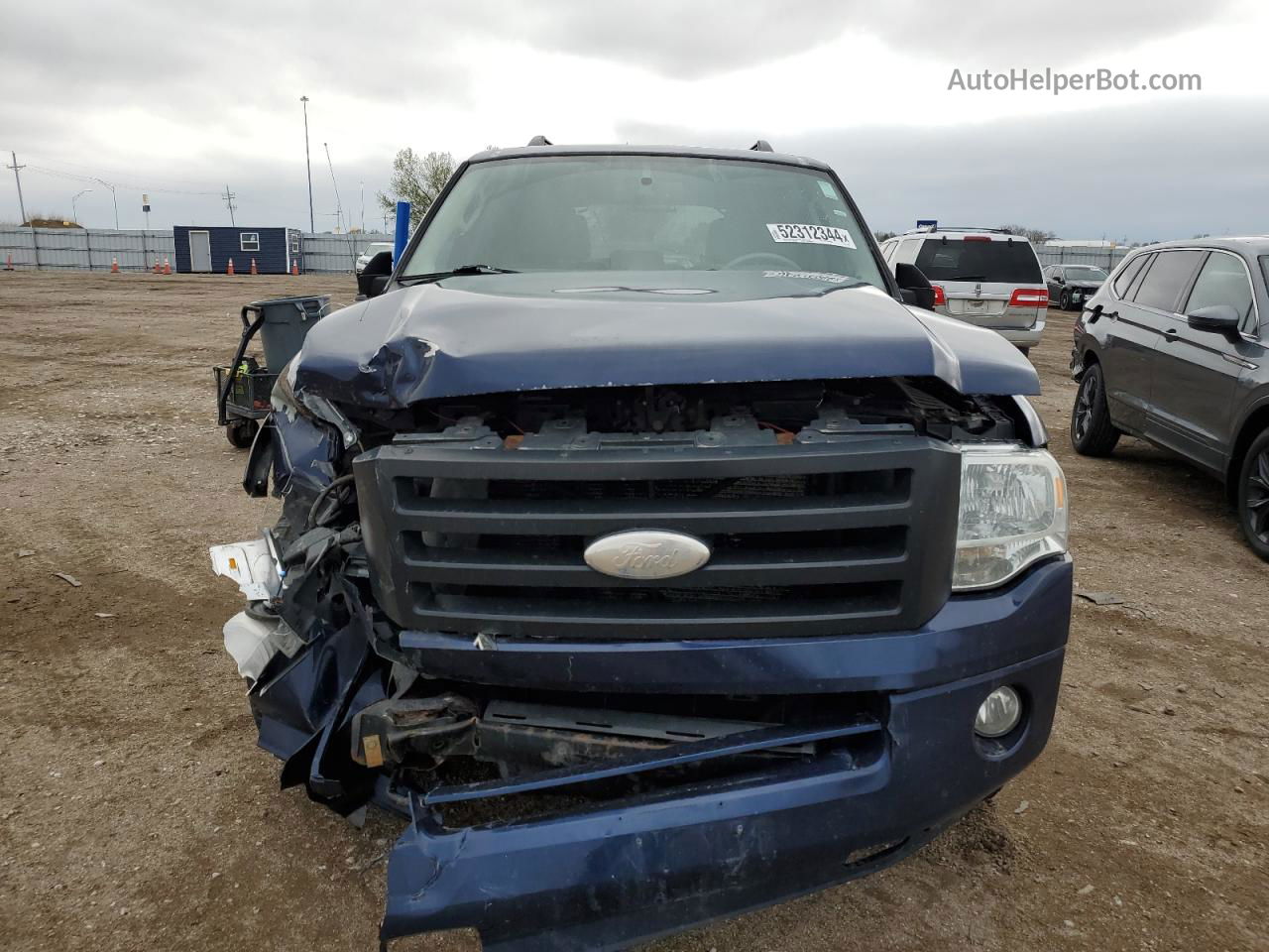 2008 Ford Expedition Xlt Blue vin: 1FMFU16598LA15660