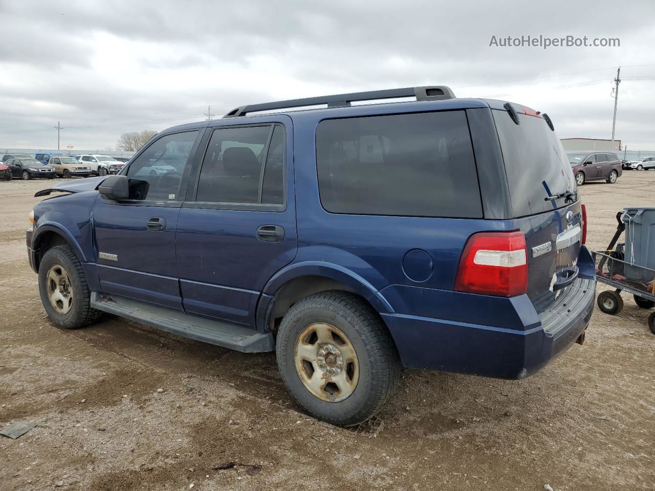 2008 Ford Expedition Xlt Blue vin: 1FMFU16598LA15660