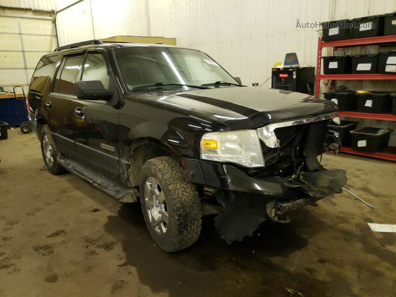 2007 Ford Expedition Xlt Black vin: 1FMFU165X7LA59486