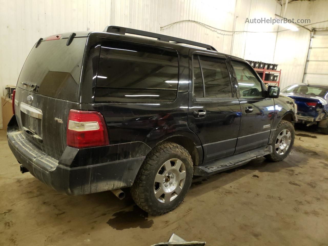 2007 Ford Expedition Xlt Black vin: 1FMFU165X7LA59486