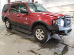 2008 Ford Expedition Xlt Maroon vin: 1FMFU165X8LA53575