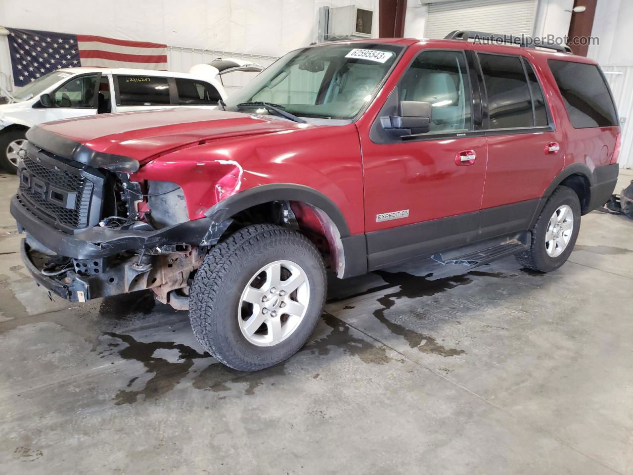 2008 Ford Expedition Xlt Maroon vin: 1FMFU165X8LA53575