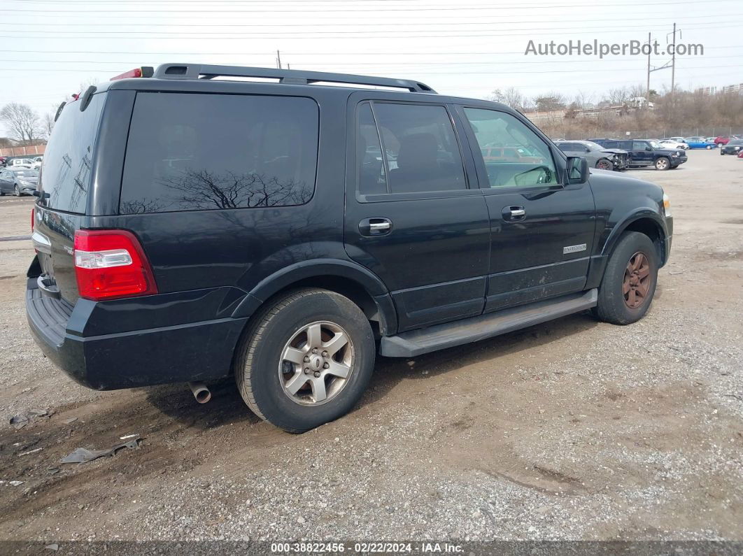 2008 Ford Expedition Xlt Black vin: 1FMFU165X8LA83241