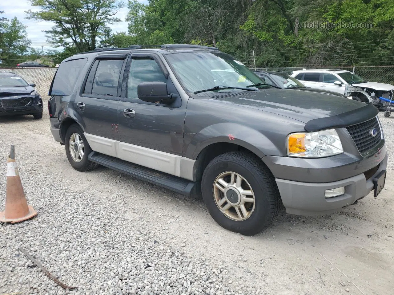 2003 Ford Expedition Xlt Gray vin: 1FMFU16L03LA98421