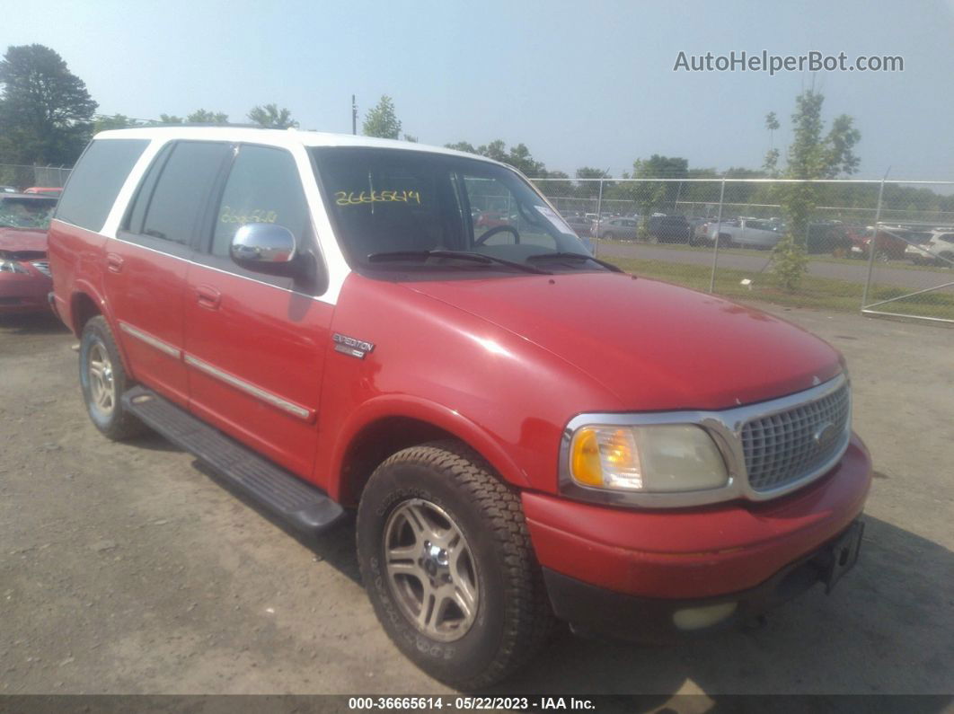 2001 Ford Expedition Xlt Red vin: 1FMFU16L81LB45997