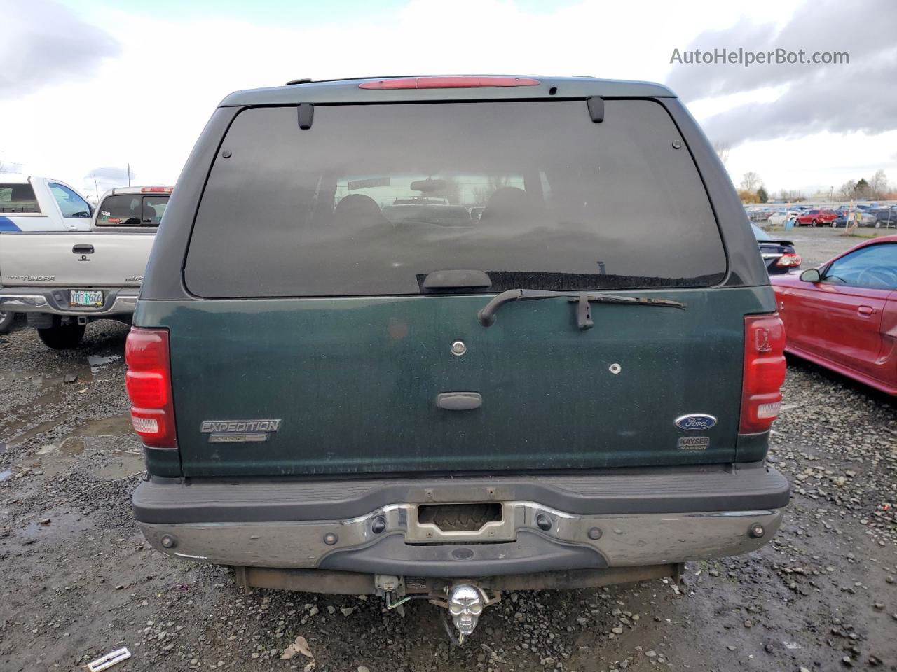 2001 Ford Expedition Xlt Green vin: 1FMFU16L91LB06948