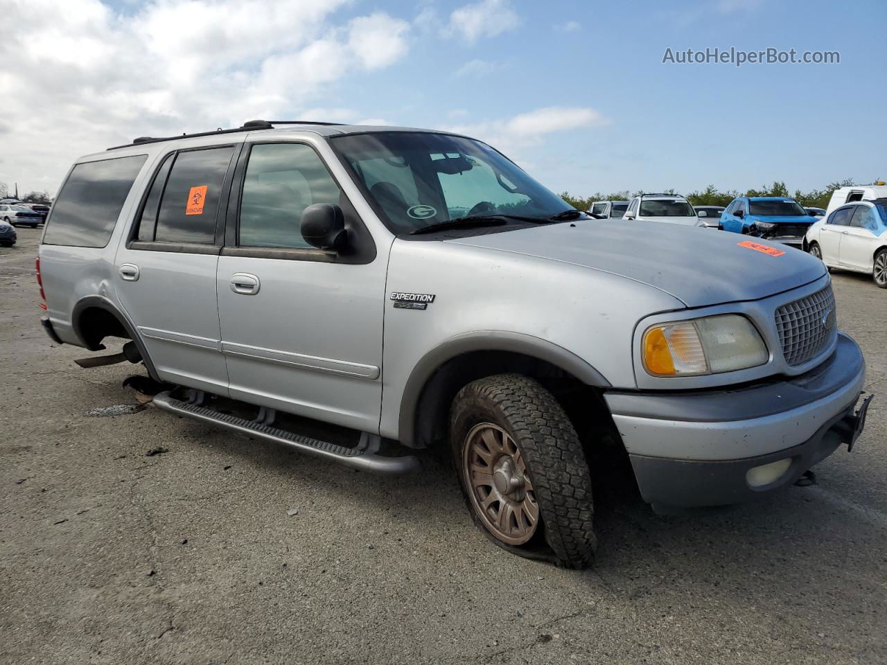 2001 Ford Expedition Xlt Silver vin: 1FMFU16LX1LA31435