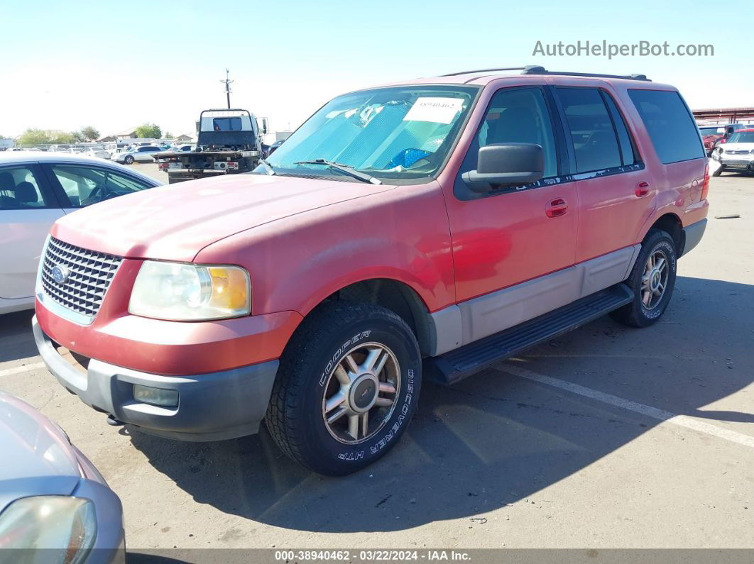 2003 Ford Expedition Xlt Red vin: 1FMFU16LX3LB57121