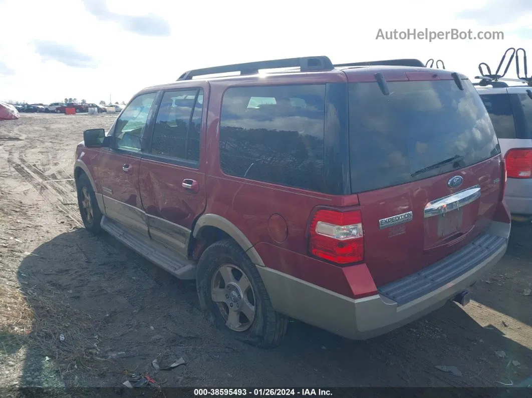 2007 Ford Expedition Eddie Bauer Бордовый vin: 1FMFU17507LA58703