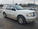 2008 Ford Expedition Eddie Bauer White vin: 1FMFU17518LA10144