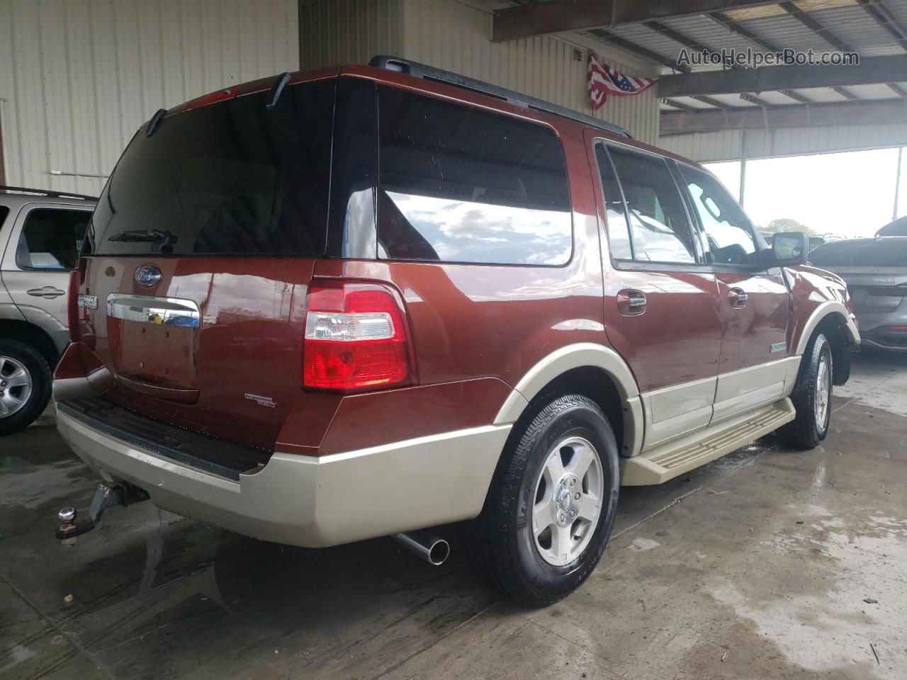 2008 Ford Expedition Eddie Bauer Brown vin: 1FMFU17528LA29897