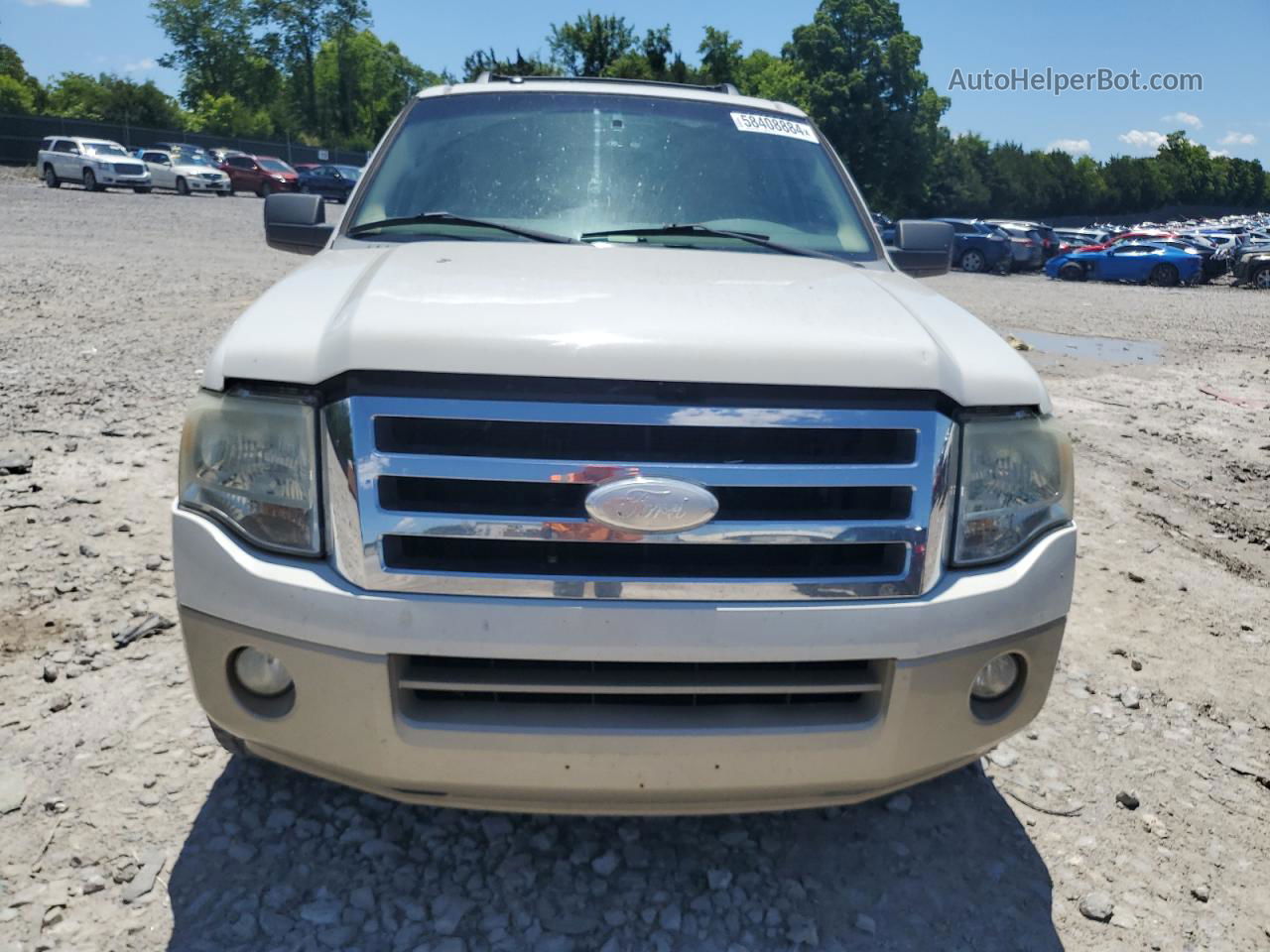 2008 Ford Expedition Eddie Bauer Белый vin: 1FMFU17528LA72734