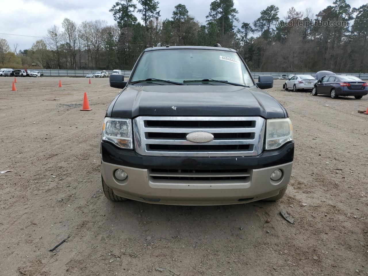 2008 Ford Expedition Eddie Bauer Black vin: 1FMFU17528LA87539