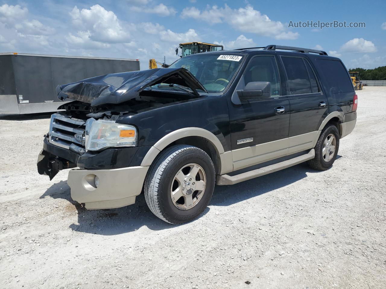 2008 Ford Expedition Eddie Bauer Black vin: 1FMFU17538LA35921