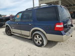 2008 Ford Expedition Eddie Bauer Blue vin: 1FMFU17538LA39399