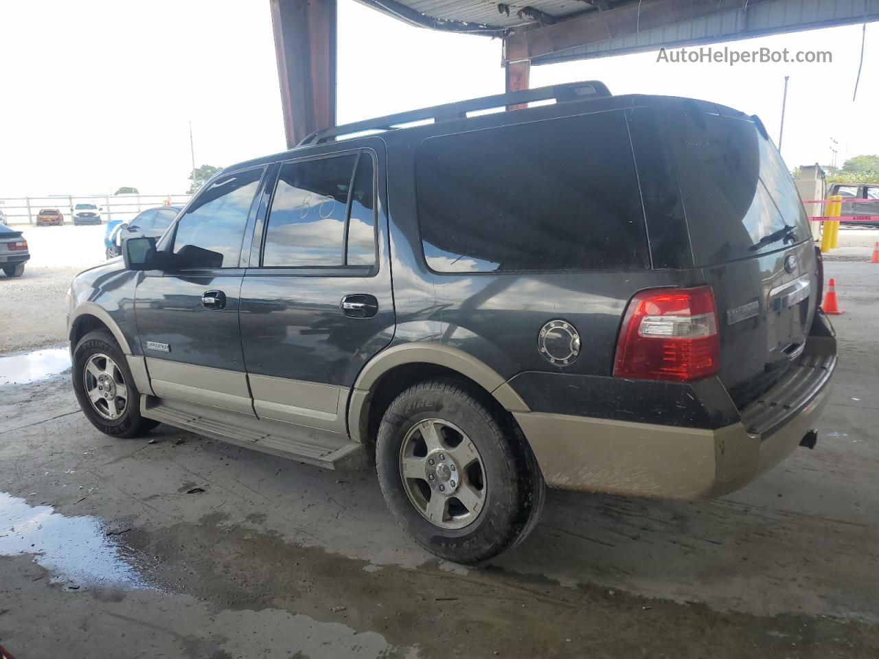 2007 Ford Expedition Eddie Bauer Black vin: 1FMFU17547LA91574